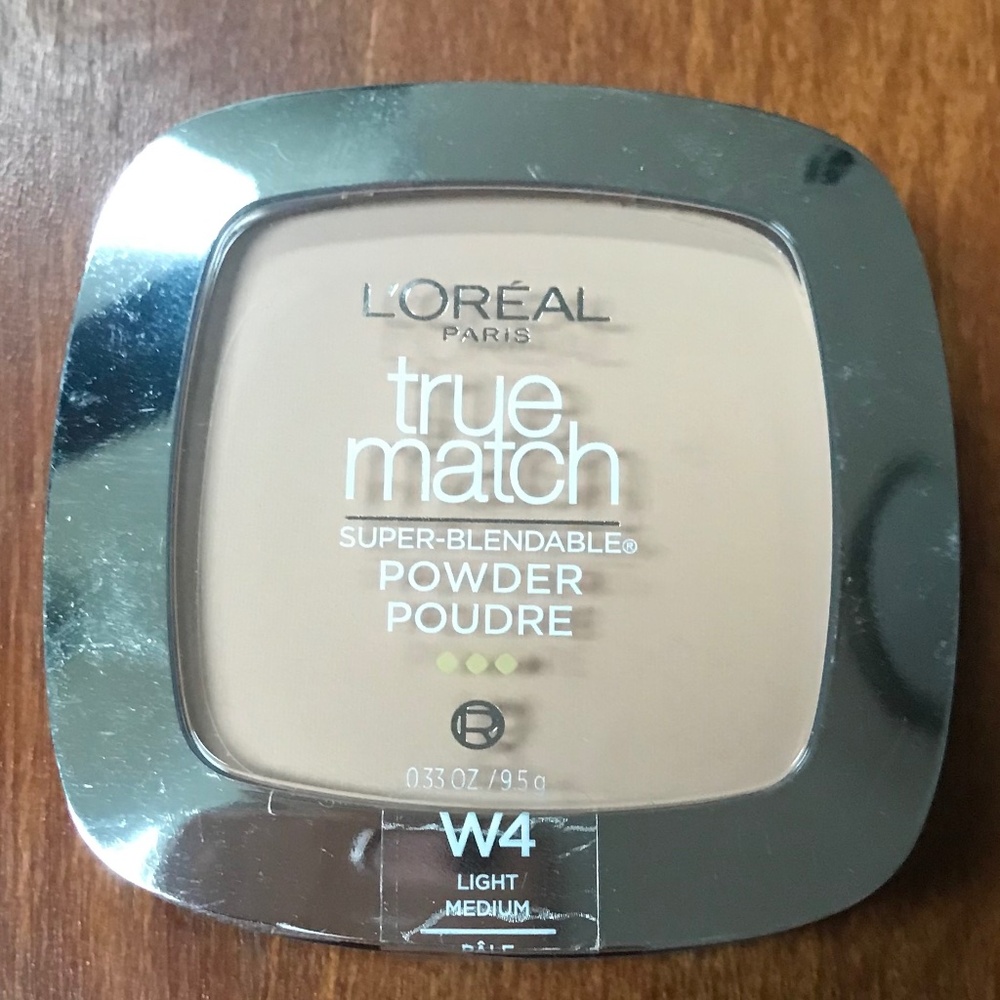 L’Oréal Paris True Match Super-Blendable Powder W4 Light Medium 0.33 oz/9.5 g